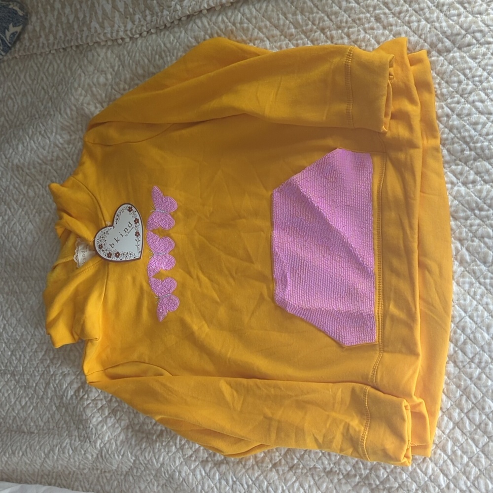 Girls sequin hoodie